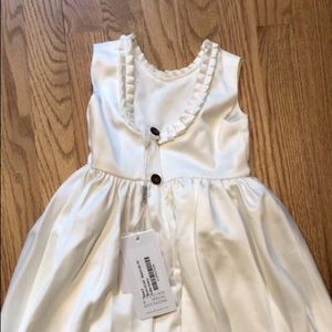 JJ House Cream Satin Dress